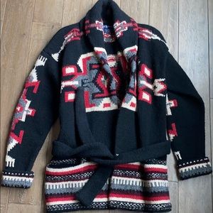ralph lauren navajo cardigan